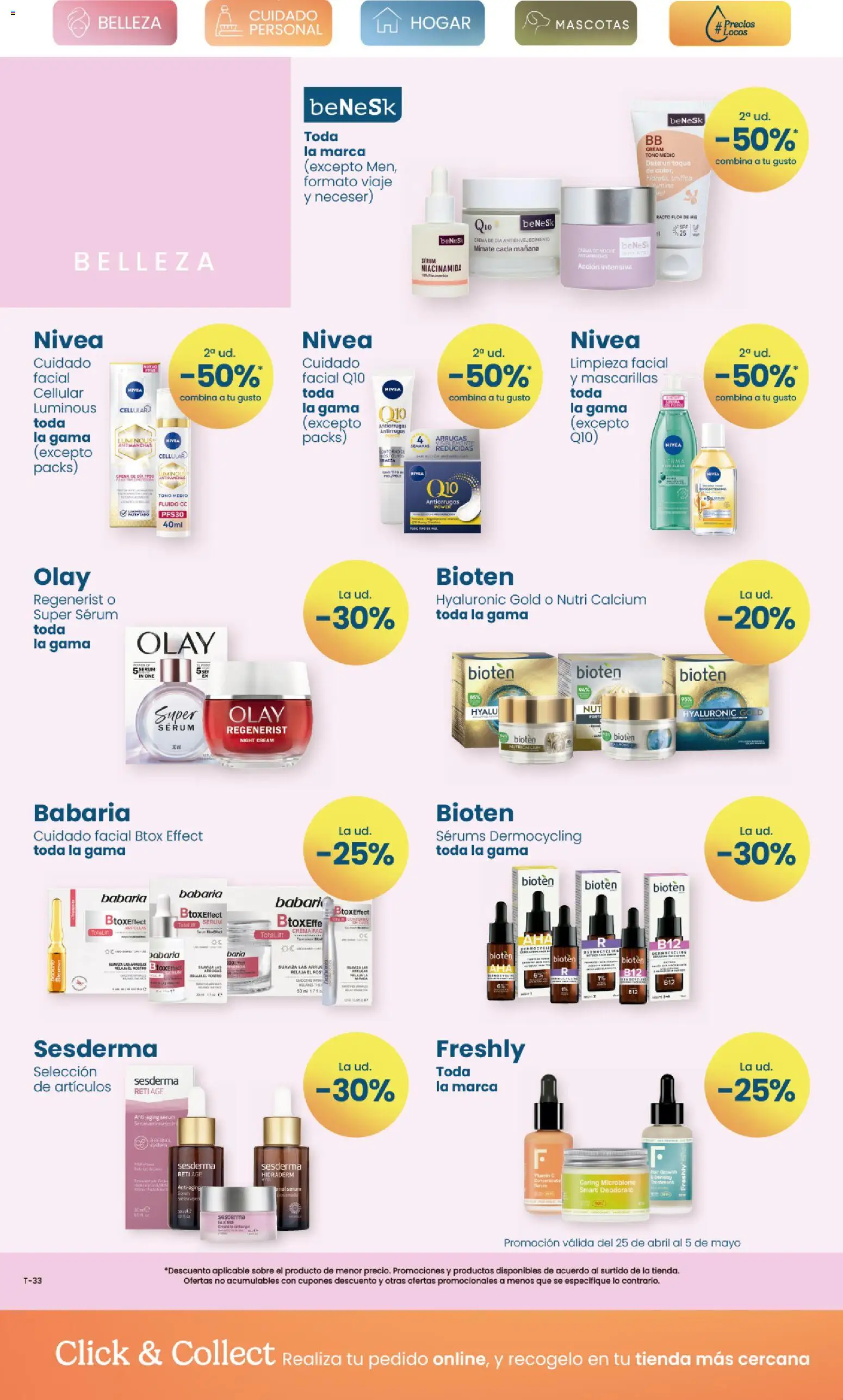 Clarel - folleto │ válido desde el 22.04.2026 | Página: 2 | Productos: Sérum, Crema, Crema de día, Neceser