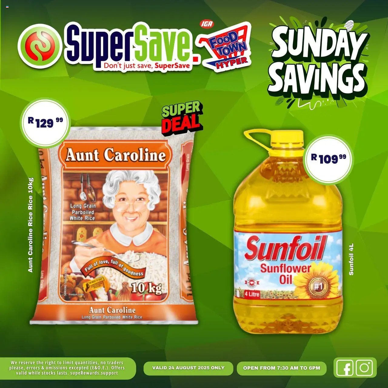 Super Save Sunday Deals │ valid from 24.08.2025 | Page: 19 | Products: Rice