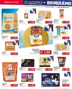 Anteprima del volantino Mercatò Extra catalogo valido a partire dal 29.12.2025 | Pagina: 18 | Prodotti: Pollo, Salmone, Polo, Fette biscottate
