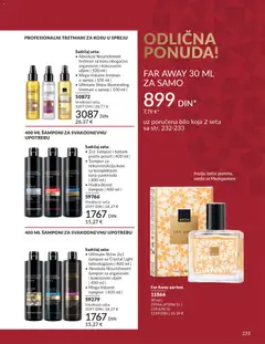 2u1 šampon i balzam protiv peruti, Set of 2u1 anti-dandruff shampoo and balm, reconstruction shampoo with kera-panthenol complex, and Hydra Boost shampoo, each 400 ml. - pregled AVON kataloga - važi od 01.12.2025 | Strana: 237 | Proizvode: Parfem, Šampon, Balzam