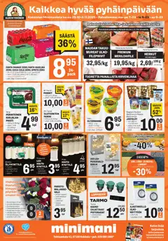Minimani-mainoslehti voimassa 29.10.2025 alkaen