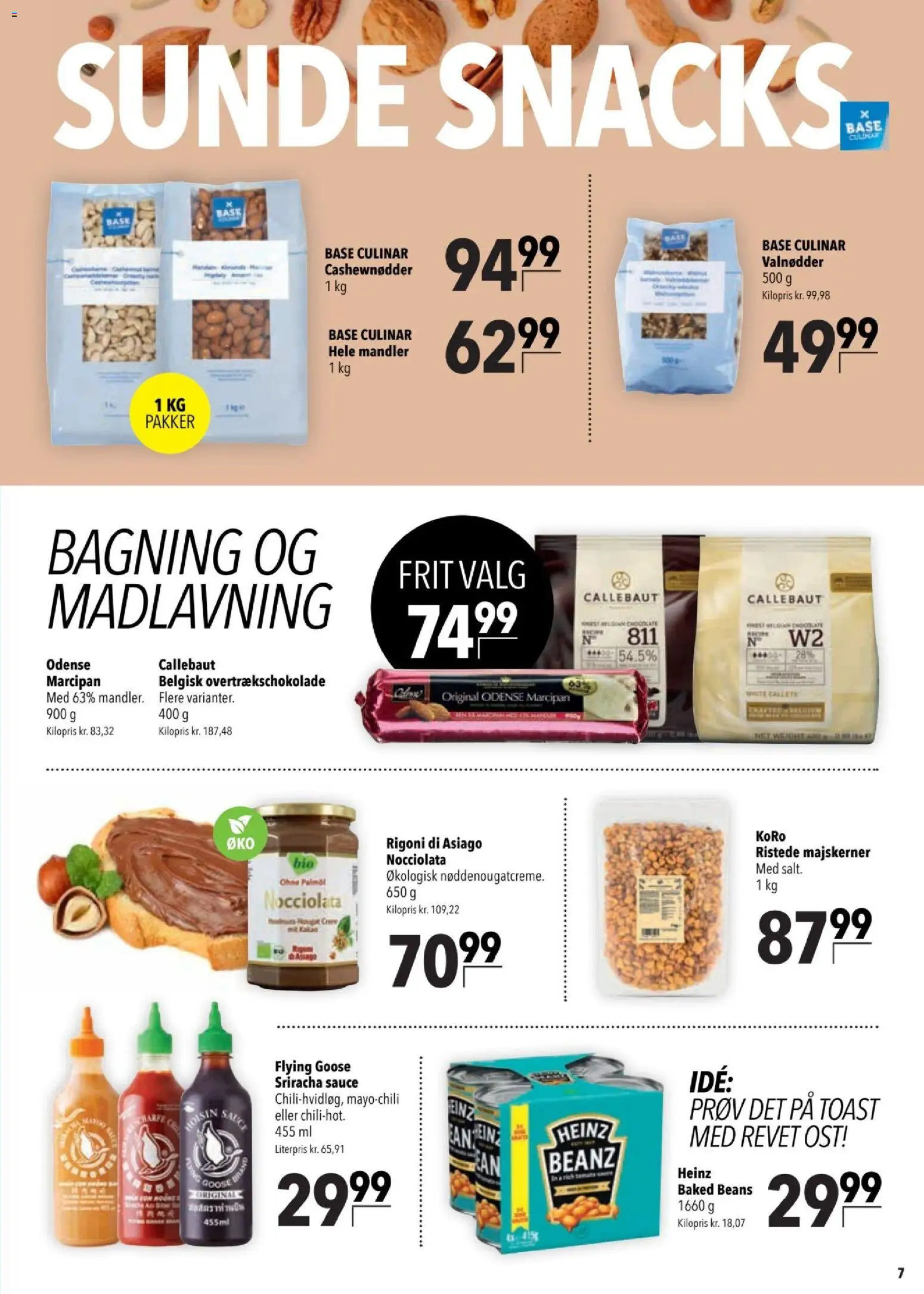 CITTI tilbudsavis – gyldig fra 24.02.2026 | Side: 7 | Produkter: Ost, Valnødder, Mandler, Marcipan