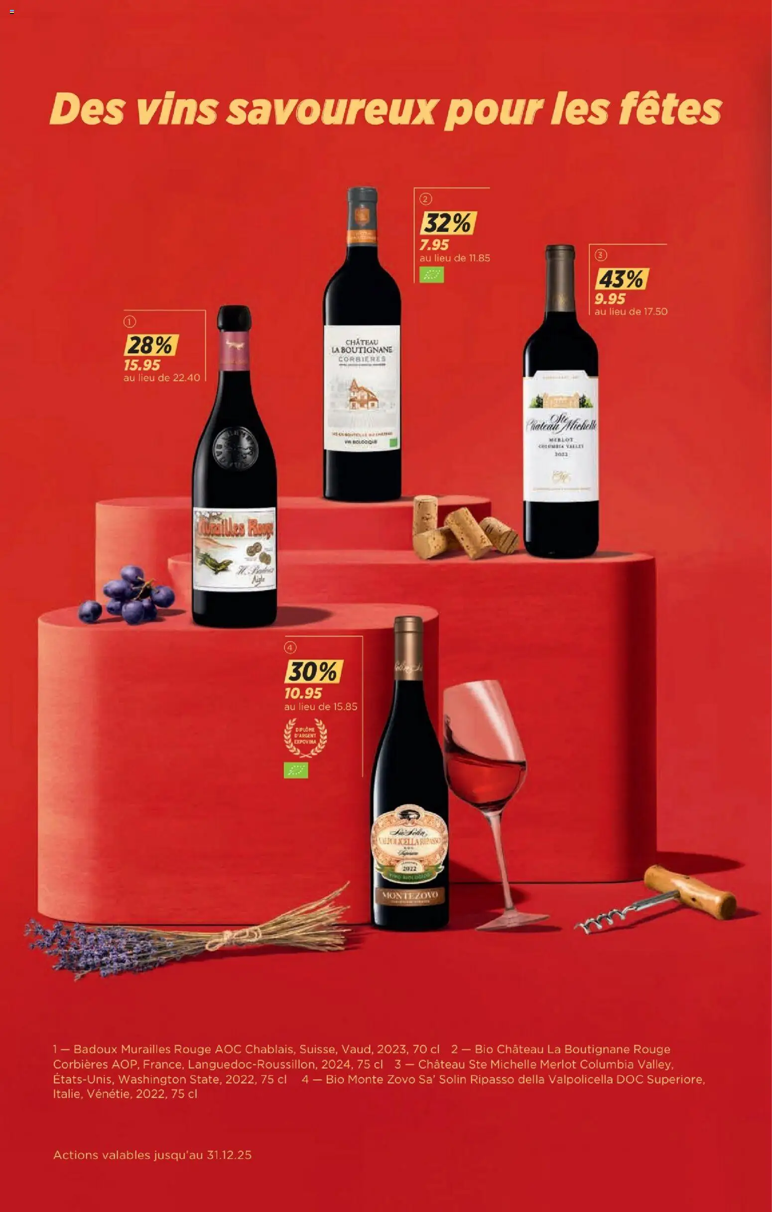 Denner Aktionen FR – gültig ab 09.12.2025 | Seite: 12 | Produkte: Merlot, Rouge