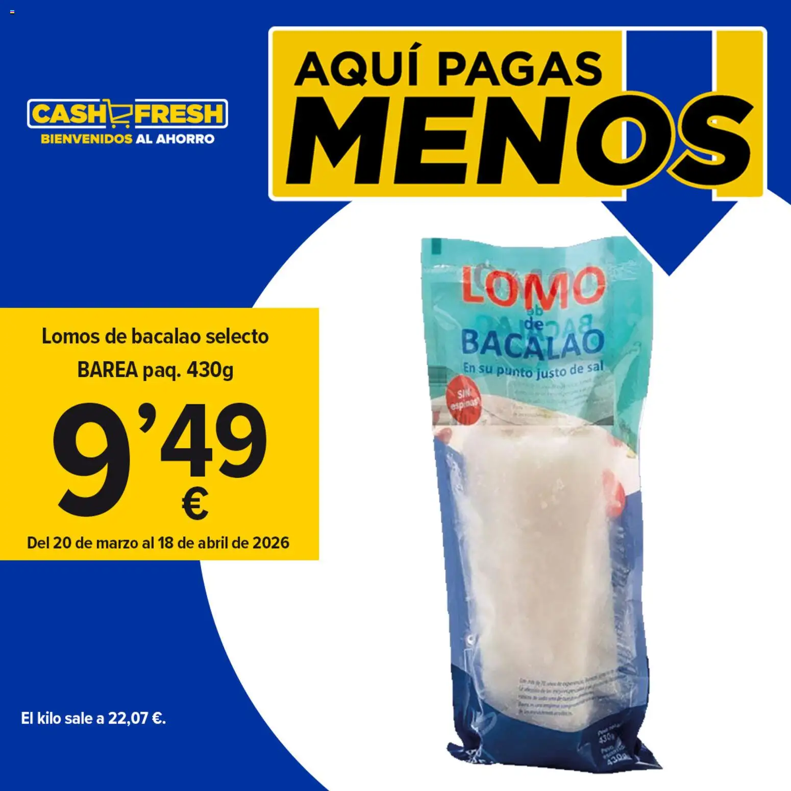 Cash Fresh folleto │ válido desde el 23.03.2026 | Página: 1