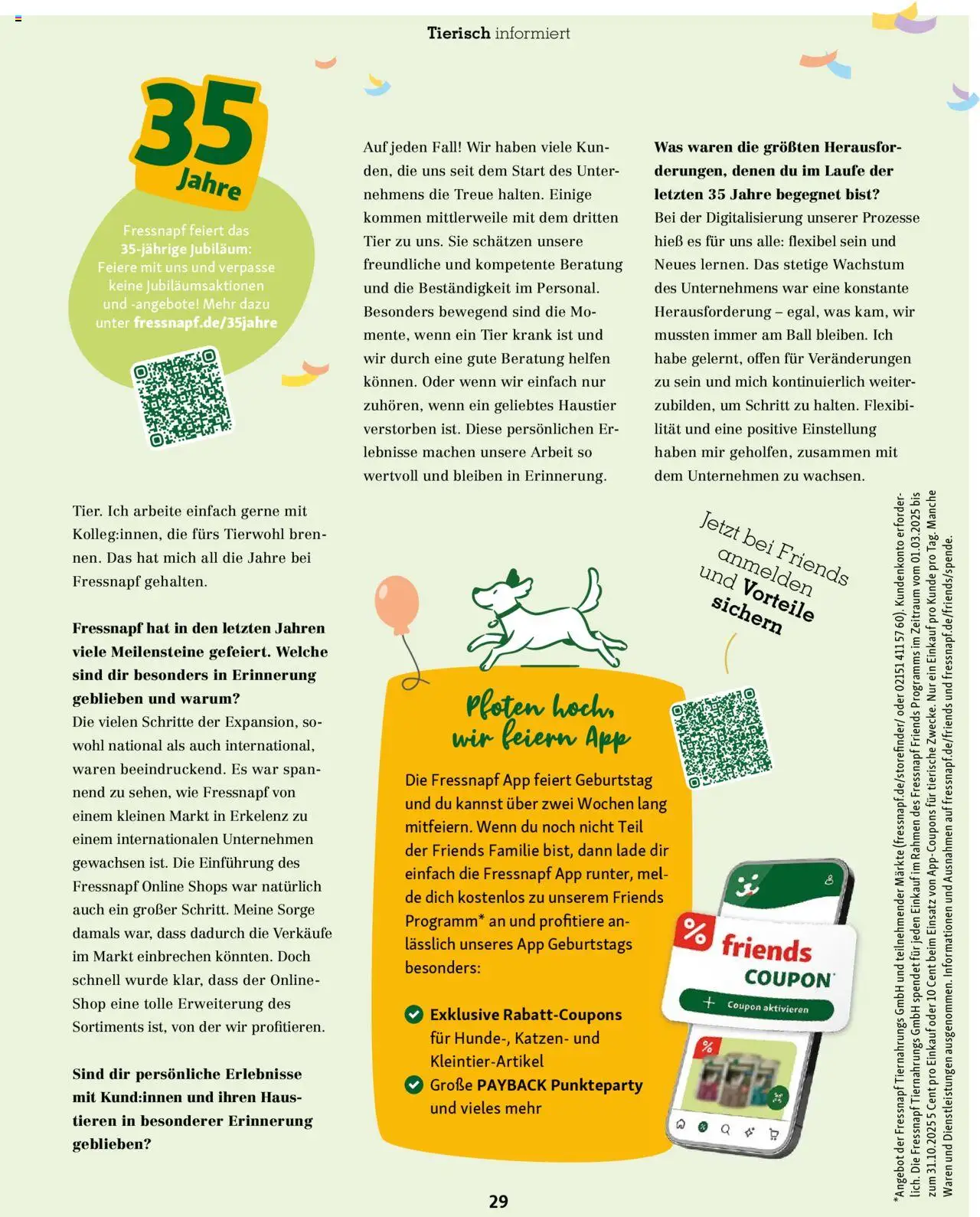 Fressnapf Friends Magazin – gültig ab 01.09.2025 | Seite: 29