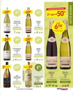 Intermarché - Festival van de Wijnen  - Voorbeeld van een folder van Intermarché, geldig van 24.02.2026 | Pagina: 3 | Producten: Wijn, Vis, Salade, Pan