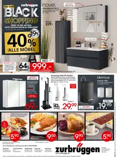 Zurbrüggen - Black Friday ab 08.11.2025 gültig | Seite: 44 | Produkte: Spiegelschrank, Midischrank, Tee, Toilettenpapier