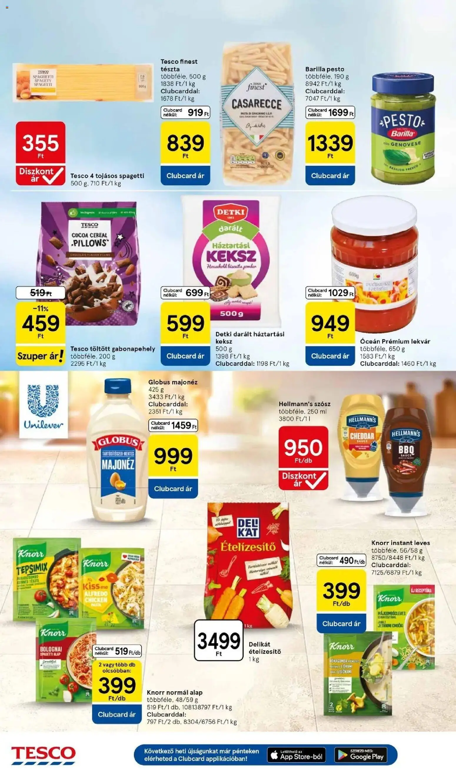 Tesco akciós ujság - amely érvényes a következő dátumtól: 26.03.2026 | Oldal: 22 | Termékek: Háztartási keksz, Cheddar, Keksz, Szósz