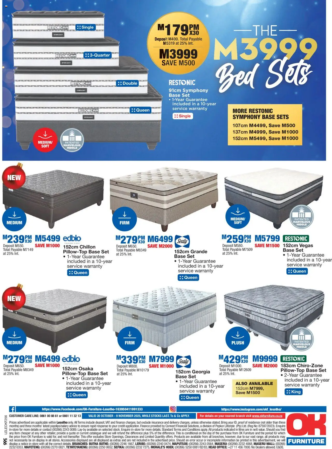 New OK Furniture catalogue – valid from 20.10.2025 | Page: 12 | Products: Bed