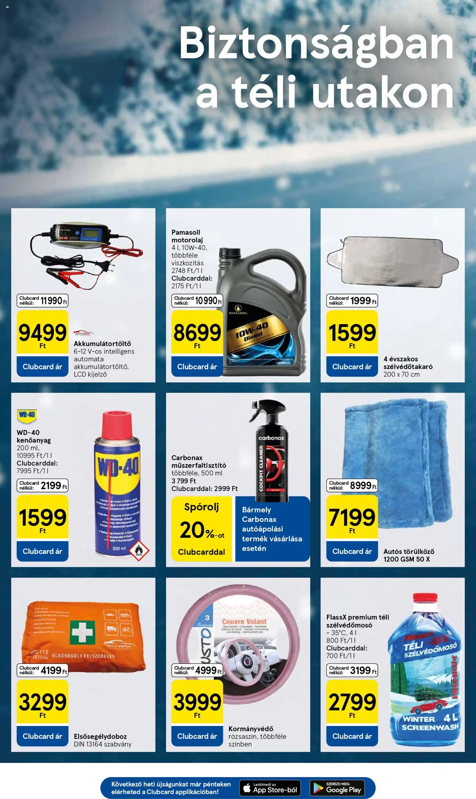 Tesco akciós ujság - amely érvényes a következő dátumtól: 15.01.2026 | Oldal: 31 | Termékek: Motorolaj