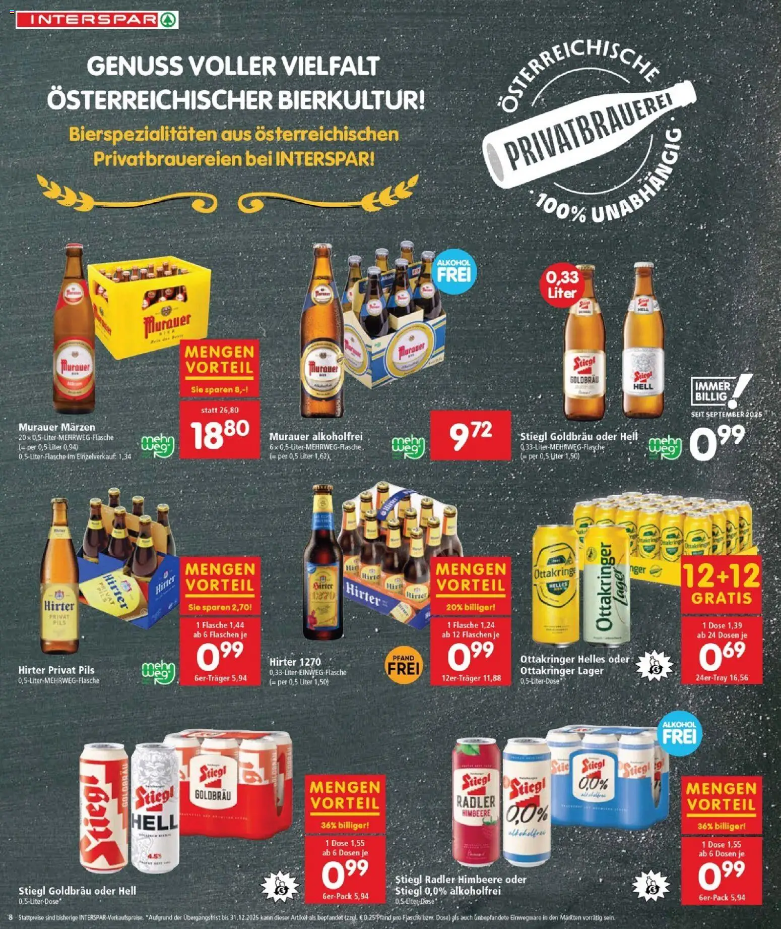 Interspar Flugblatt - Burgenland gültig ab 27.11.2025 | Seite: 9 | Produkte: Himbeere