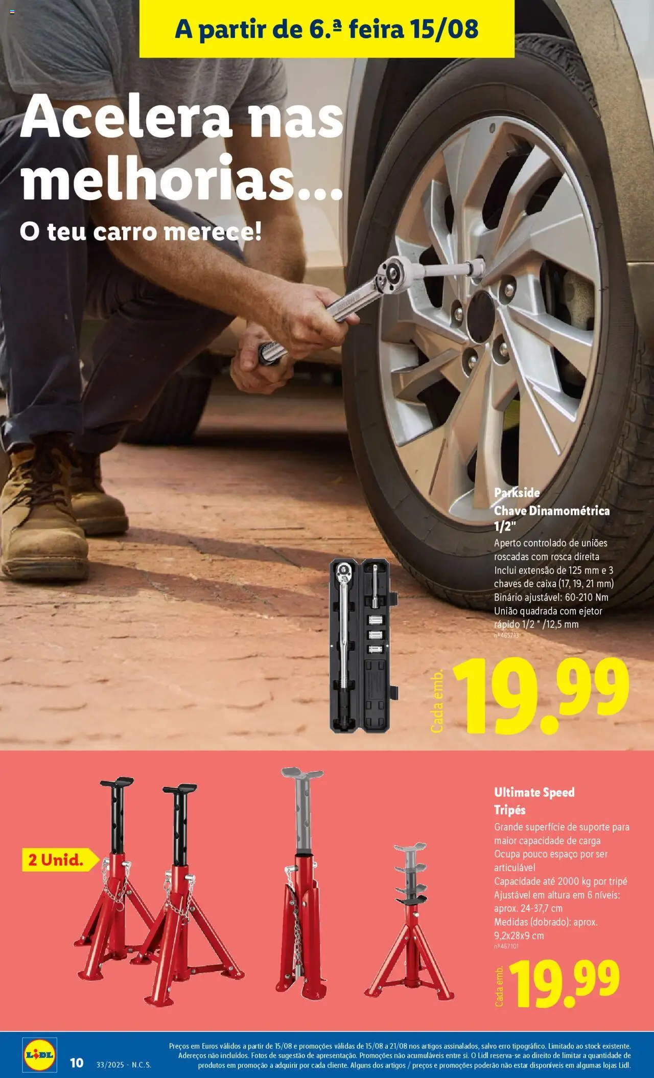 Lidl Novidades │ válido de 11.08.2025 | Página: 10 | Produtos: Chave dinamométrica, Caixa