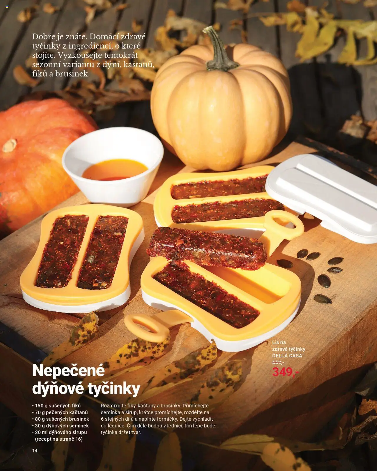 TESCOMA katalog - Podzim/zima 2025 od 20.10.2025 | Strana: 14 | Produkty: Tyčinky, Lis, Semínka