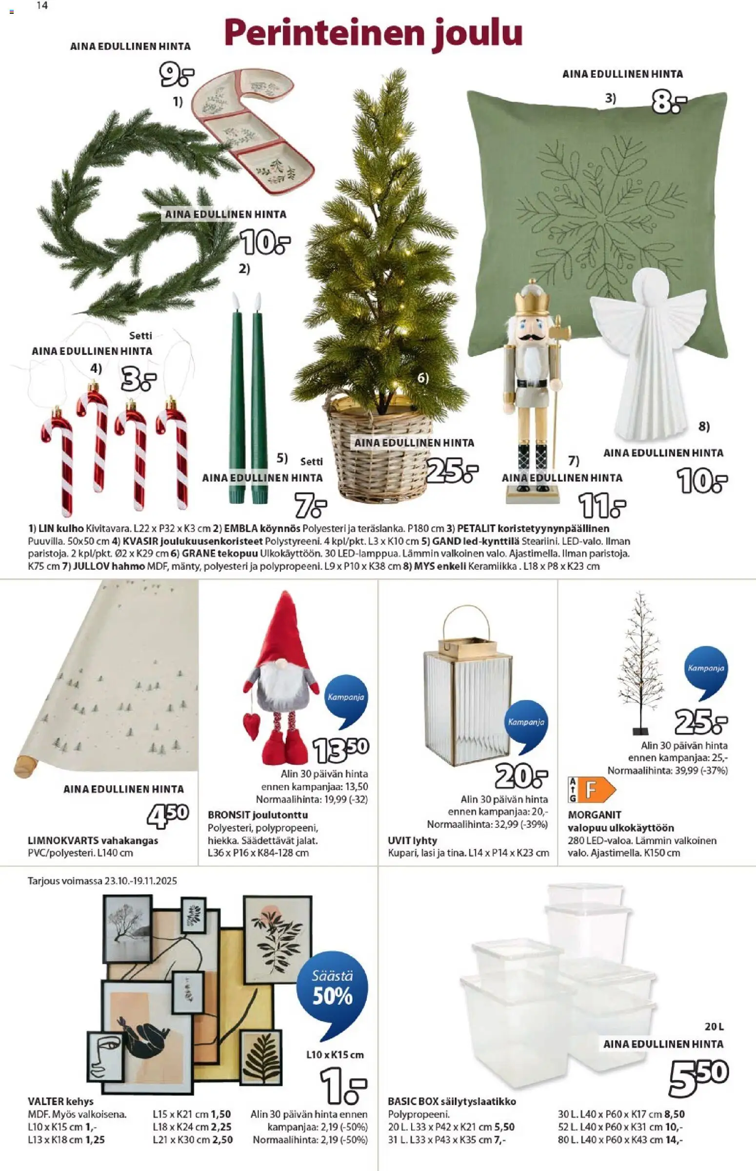 JYSK tarjoukset – voimassa 06.11.2025 alkaen | Sivu: 14