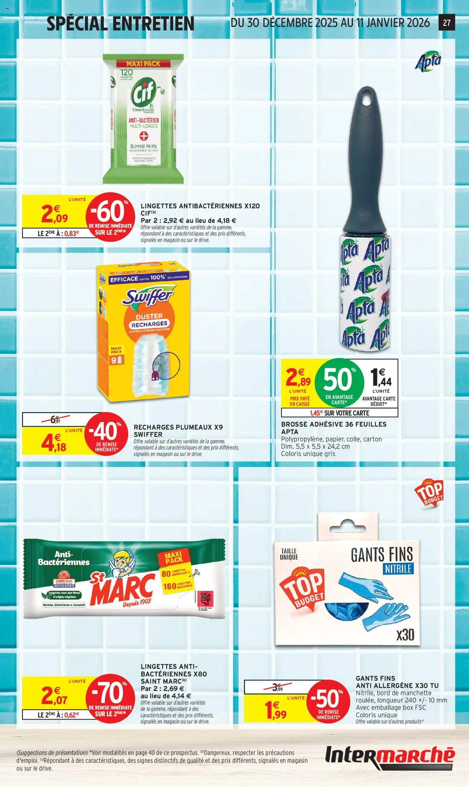 {H1} | Page: 27 | Produits: Brosse, Gants