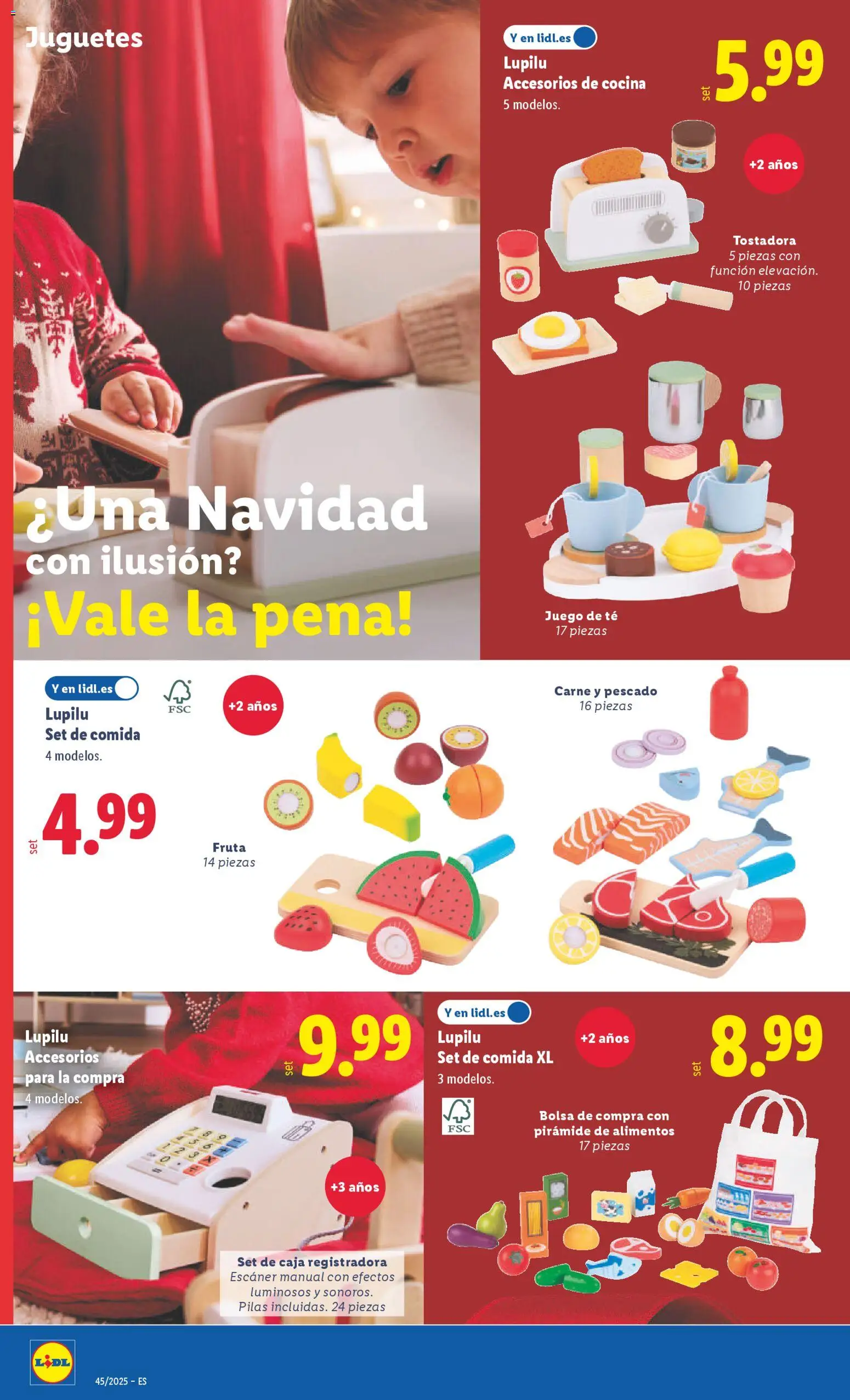 Lidl folleto de bazar │ válido desde el 03.11.2025 | Página: 4 | Productos: Pescado, Té, Juguetes, Tostadora