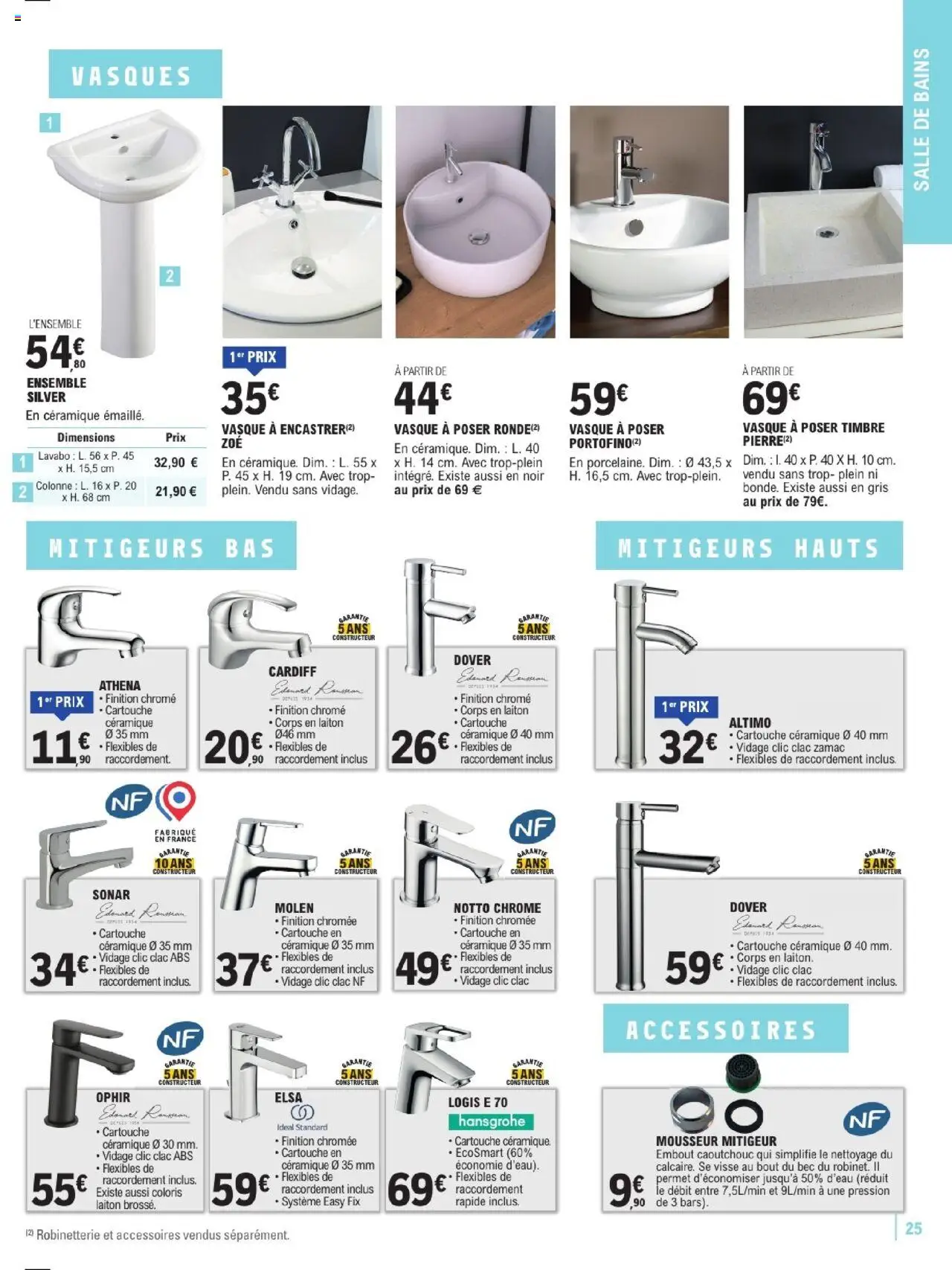 | Page: 25 | Produits: Lavabo, Cartouche