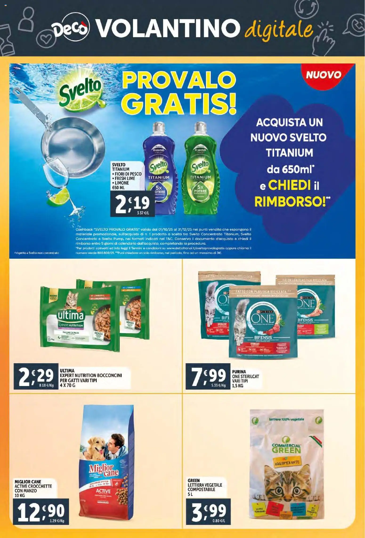Volantino Decò del 04.12.2025 | Pagina: 42 | Prodotti: Manzo, Limone, Lime, Crocchette