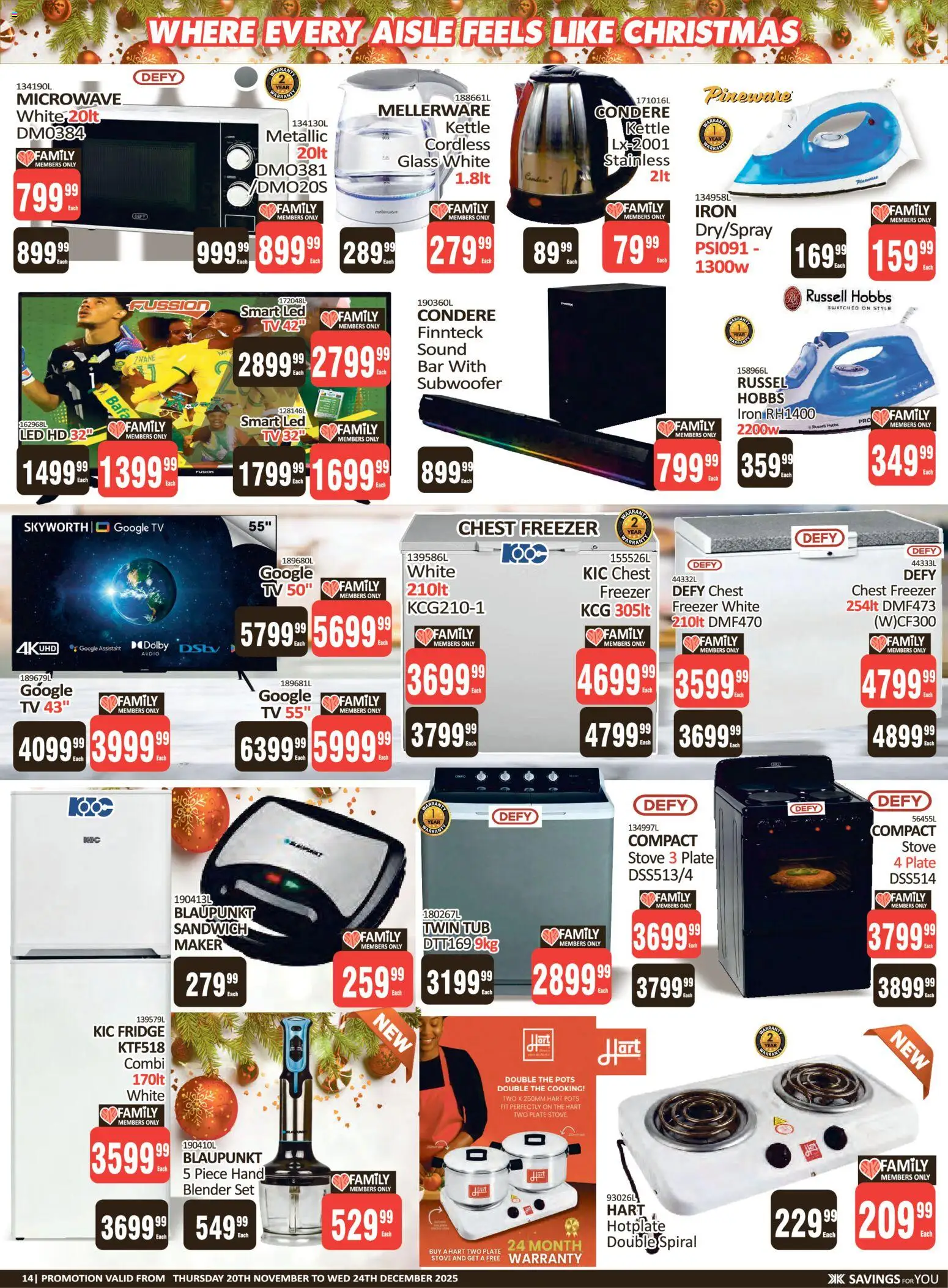 New KIT KAT Cash & Carry catalogue – valid from 20.10.2025 | Page: 14 | Products: Kettle, TV, Microwave, Blender