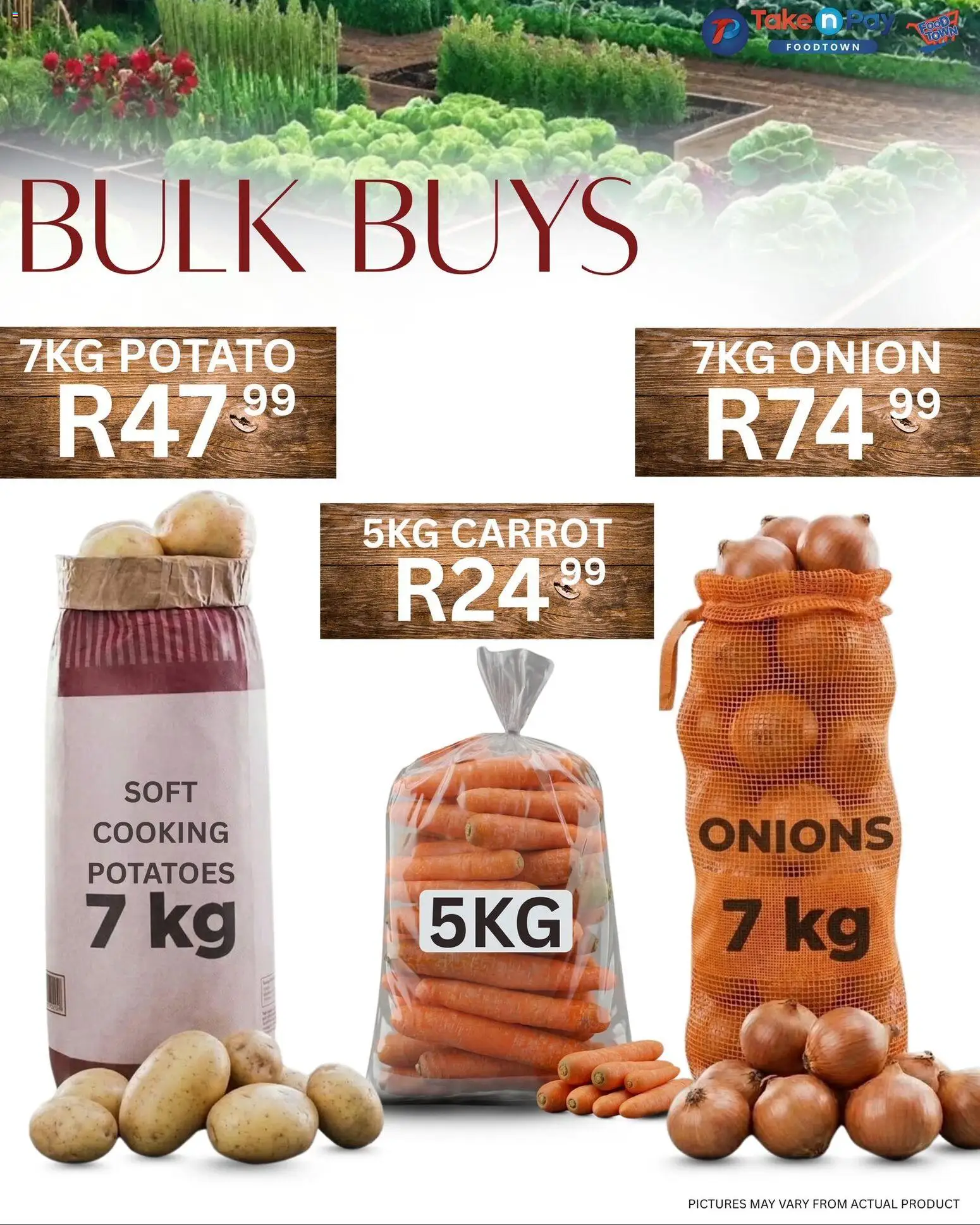 New Take n Pay catalogue – valid from 03.04.2026 | Page: 17 | Products: Potatoes, Onions