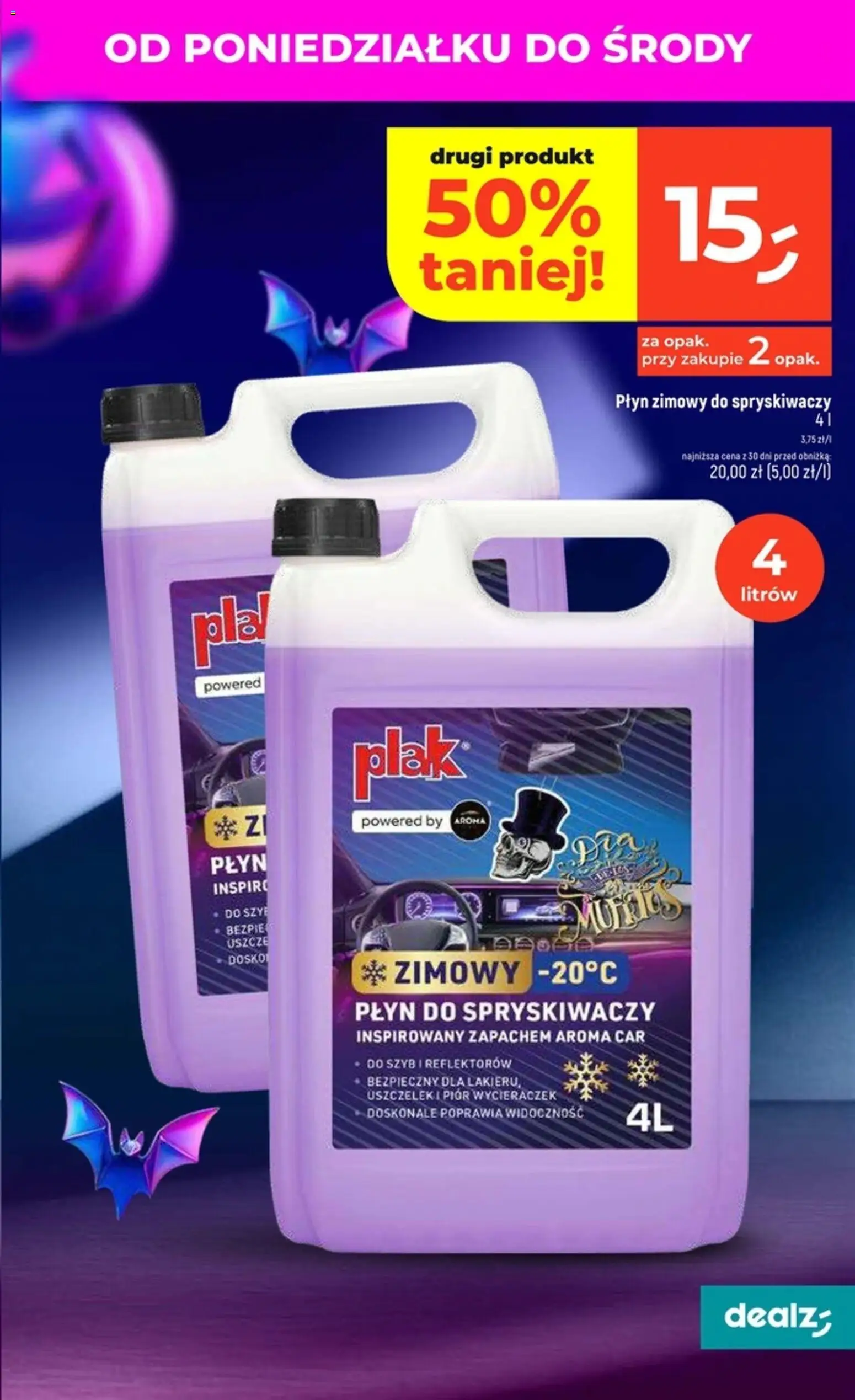 Dealz Gazetka od 23.10.2025 | Strona: 47 | Produkty: Płyn do spryskiwaczy