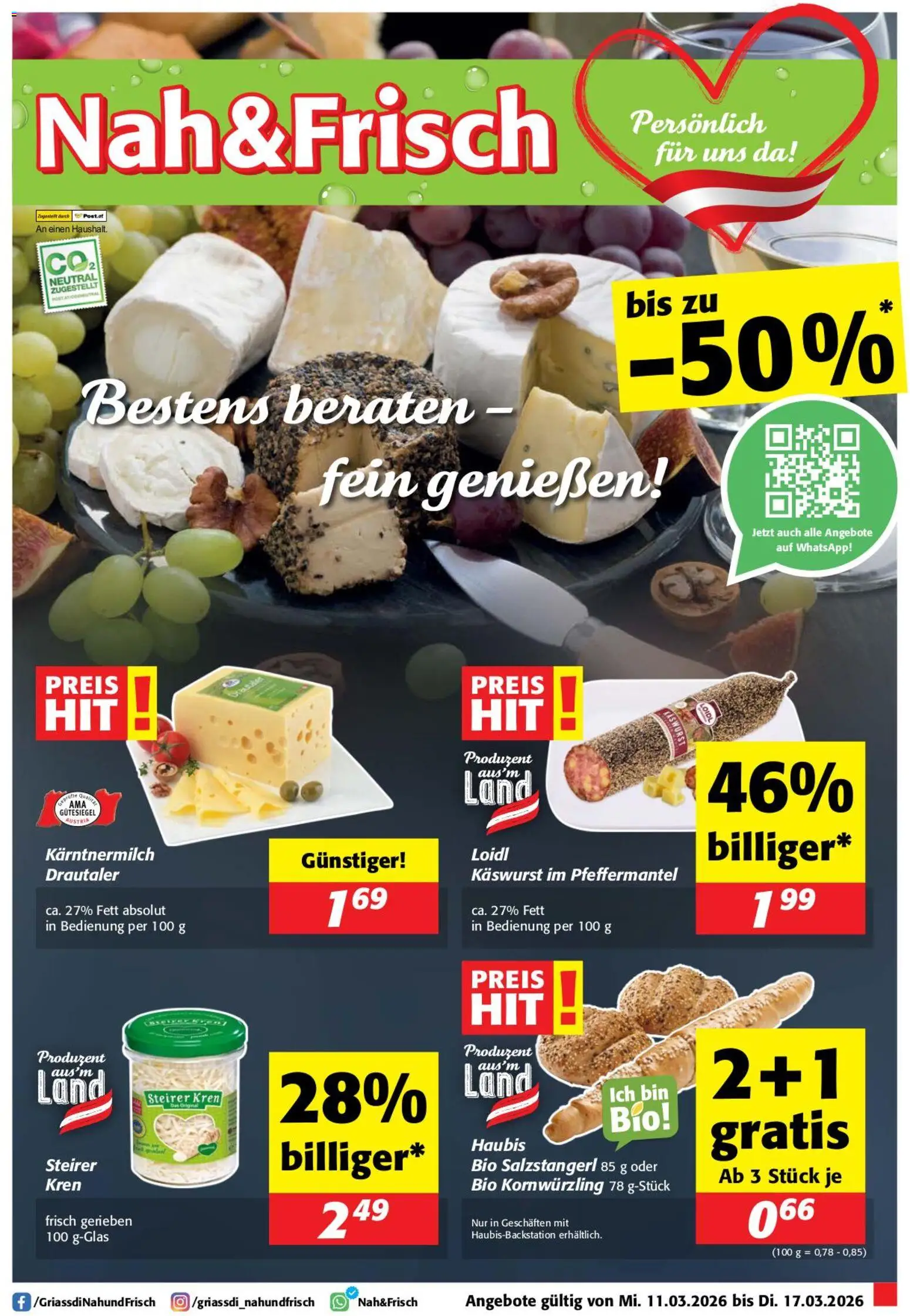 Nah und Frisch Flugblatt gültig ab 11.03.2026 | Seite: 1