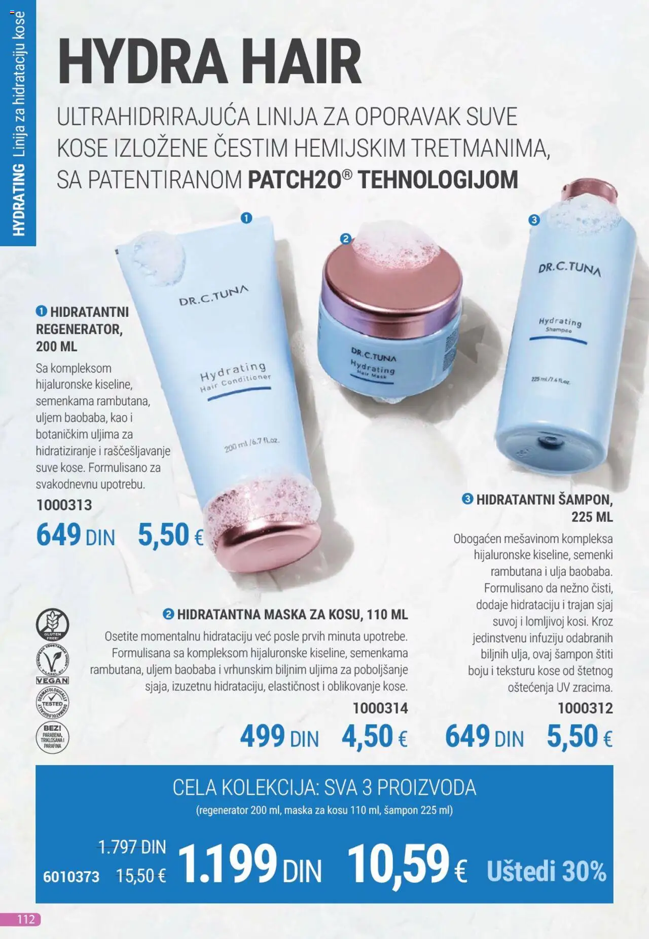 Farmasi katalog - važi od 01.08.2025 | Strana: 112 | Proizvode: Šampon, Maska za kosu, Maska