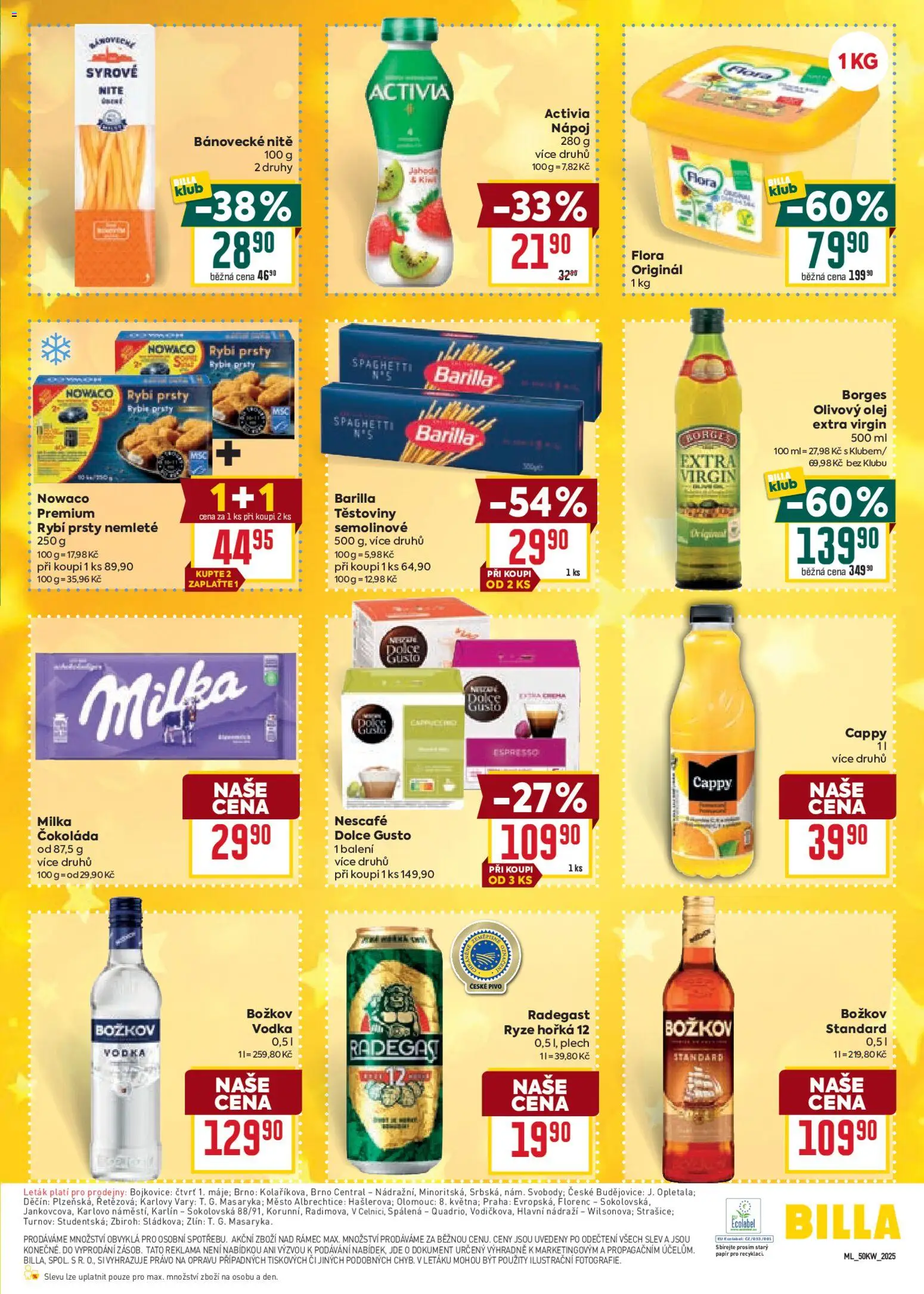 Billa Malý leták od 10.12.2025 | Strana: 3 | Produkty: Dolce Gusto, Olivový olej, Pivo, Plech