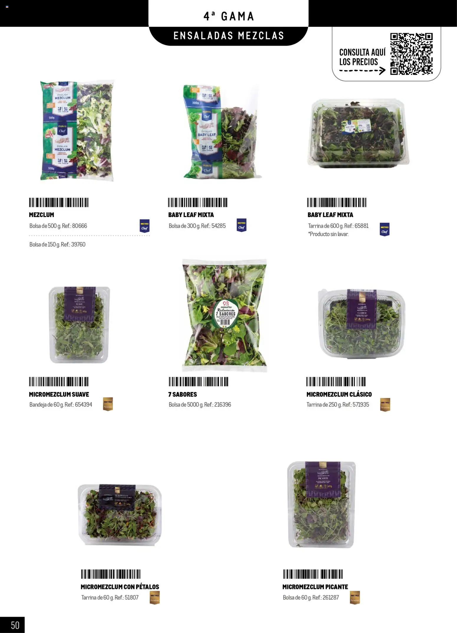 Makro - Especial Frutas y Verduras Península │ válido desde el 05.01.2026 | Página: 50 | Productos: Bolsa, Bandeja