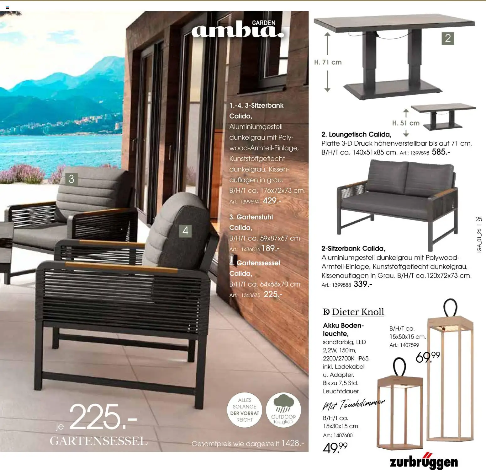 Zurbrüggen Sommer 2026 – gültig ab 19.03.2026 | Seite: 25 | Produkte: Kissen, Ladekabel