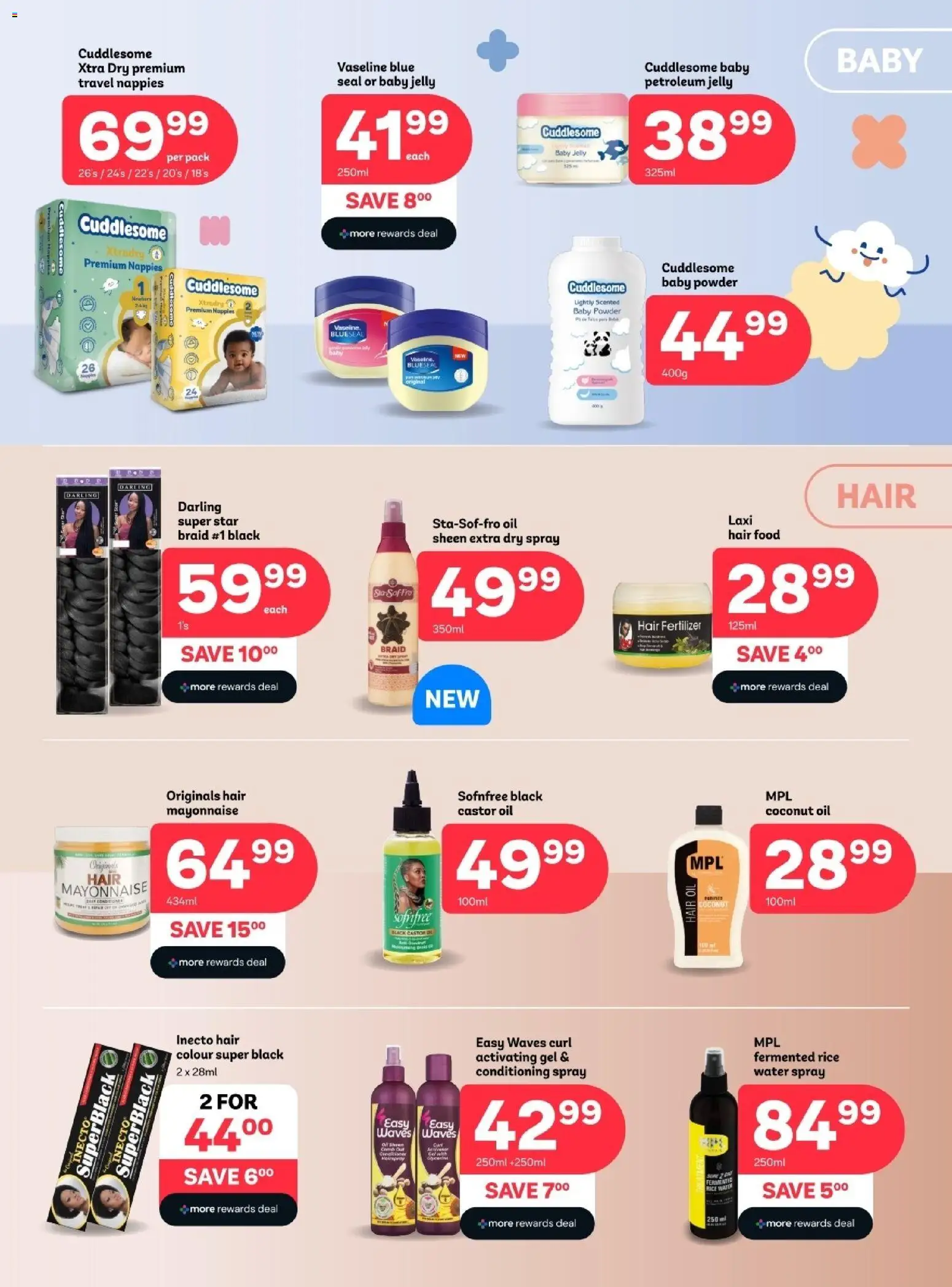New PEP Stores catalogue – valid from 25.03.2026 | Page: 3 | Products: Oil, Hair oil, Mayonnaise, Nappies
