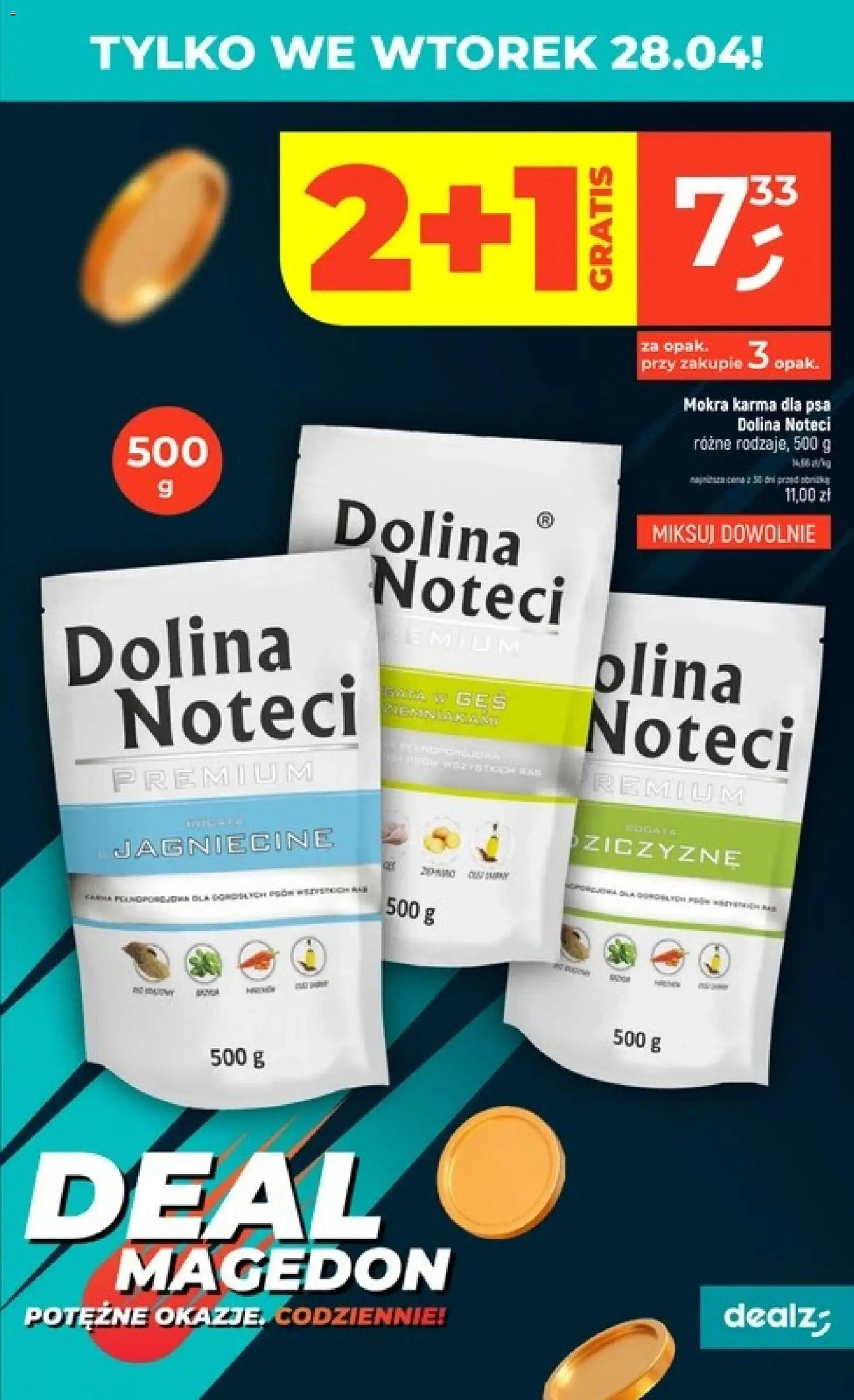 Dealz gazetka - Potężne okazje od 23.04.2026 | Strona: 7 | Produkty: Gęś, Karma dla psa