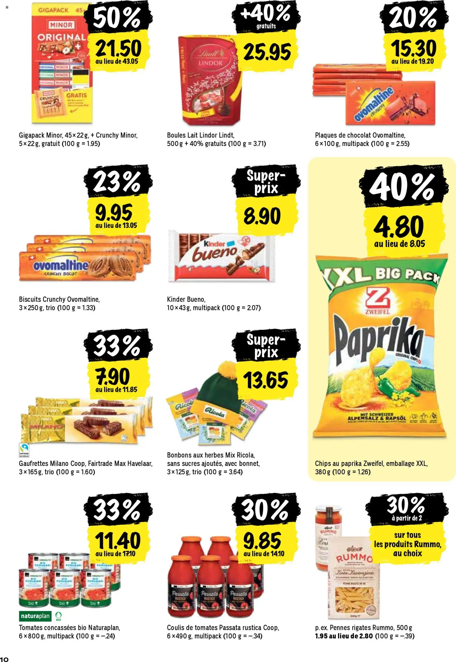 Coop - Les actions de la semaine – gültig ab 15.01.2026 | Seite: 10 | Produkte: Rapsöl, Pasta, Chips