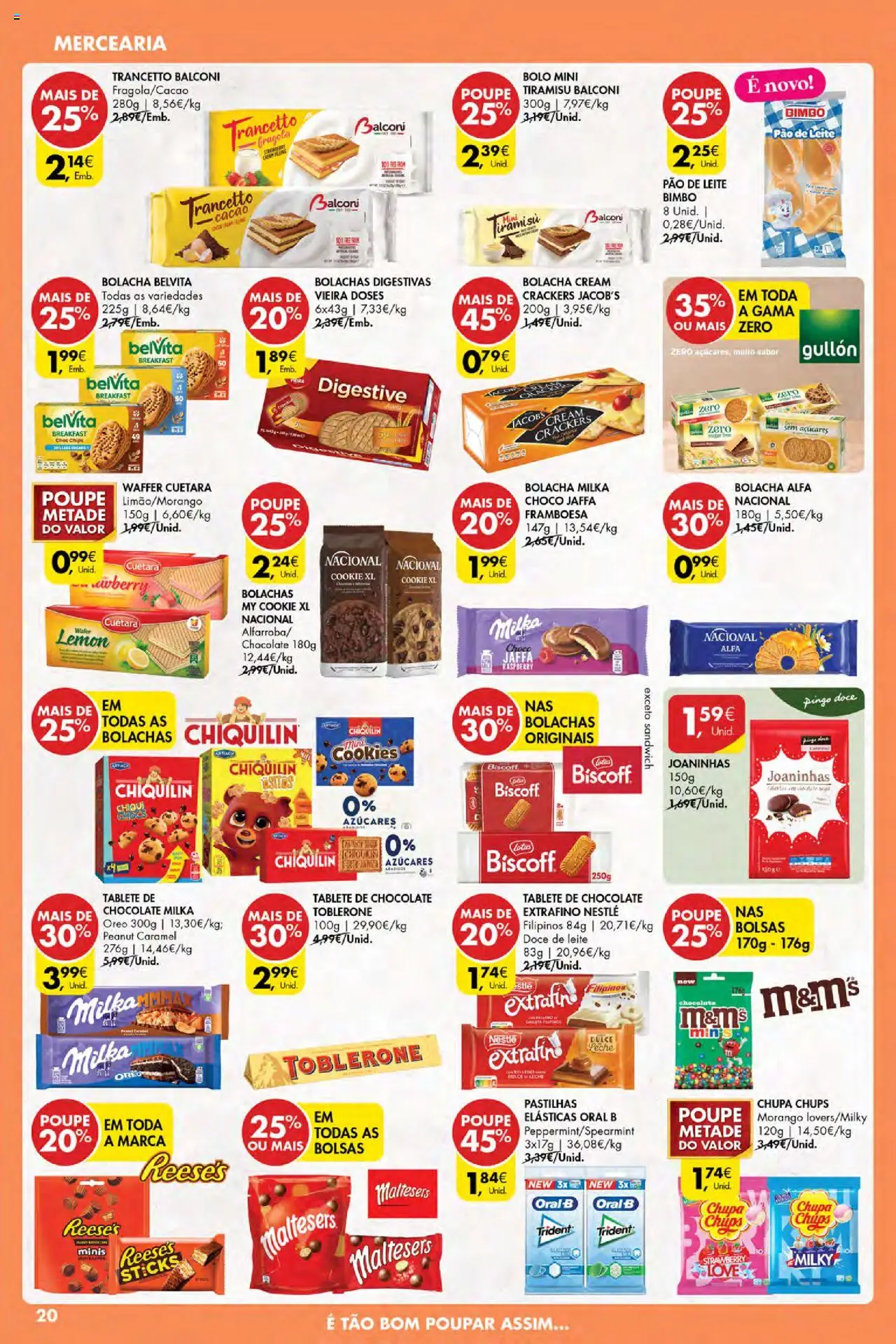 Pingo Doce Poupe Esta Semana Açores │ válido de 07.08.2025 | Página: 20 | Produtos: Filipinos, Doce de leite, Bolo, Chocolate