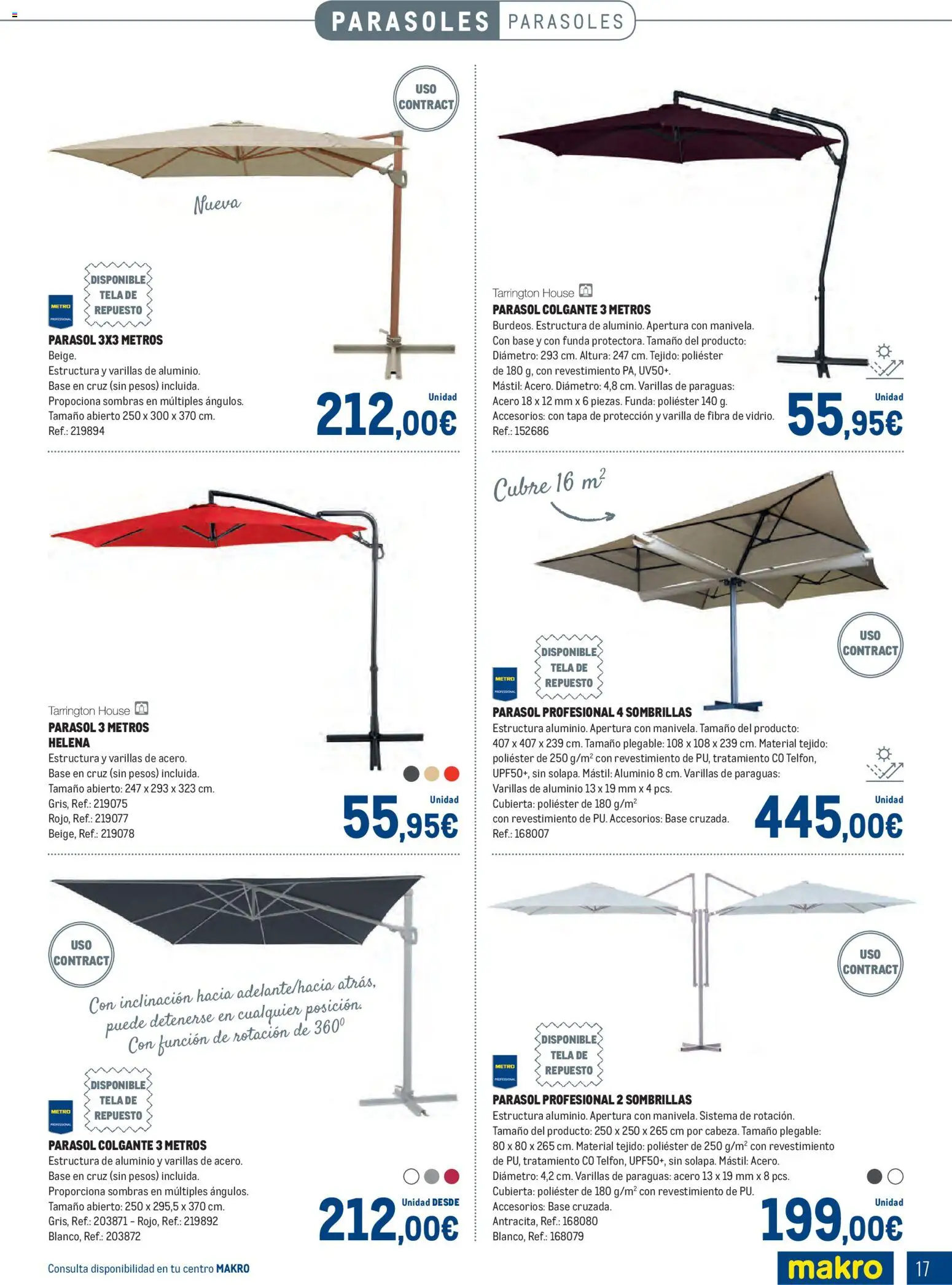 Makro - Especial Terrazas Canarias │ válido desde el 09.03.2026 | Página: 17 | Productos: Funda