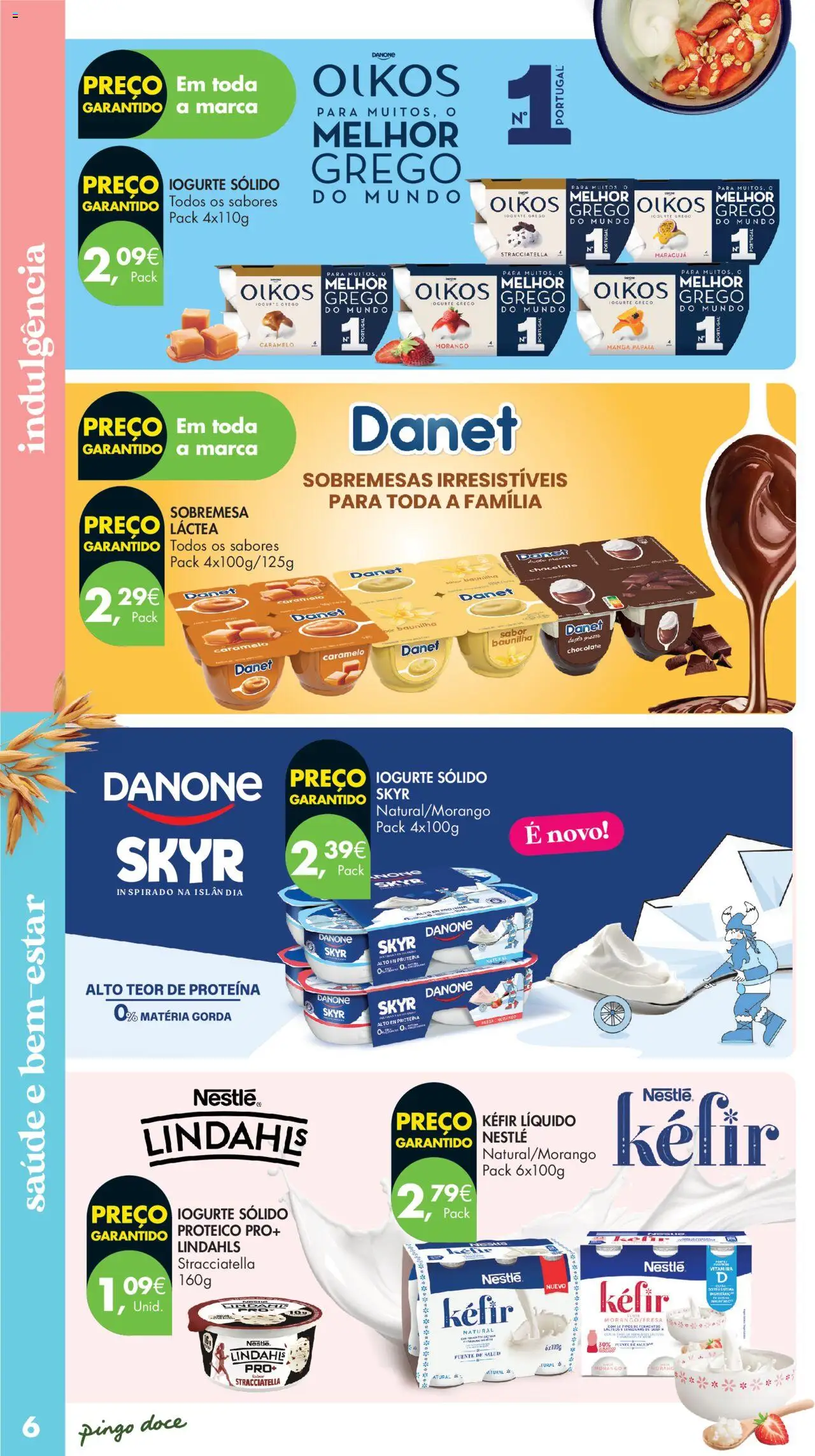Pingo Doce - Folheto Especial Iogurtes │ válido de 01.07.2025 | Página: 6 | Produtos: Iogurte, Nestlé, Chocolate, Proteina