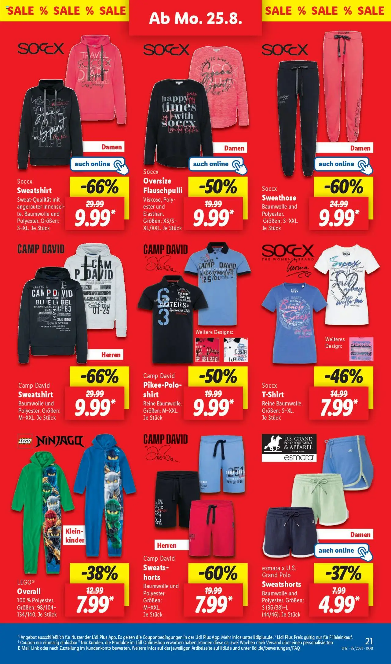 Lidl Prospekt Aarbergen - gültig ab dem 25.08.2025 | Seite: 31 | Produkte: Shirt, Sweathose, Sweatshirt, Overall