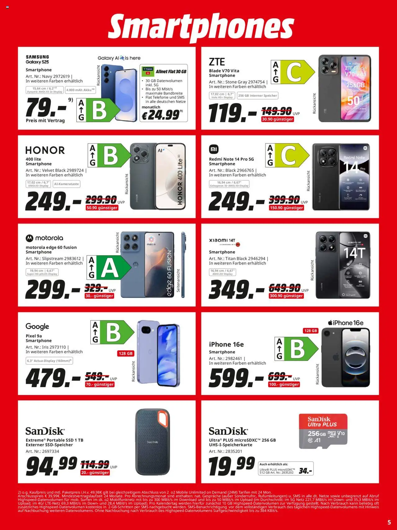Media Markt Prospekt 	 - gültig ab dem 21.07.2025 | Seite: 5 | Produkte: Xiaomi, Samsung, Smartphones, Iphone