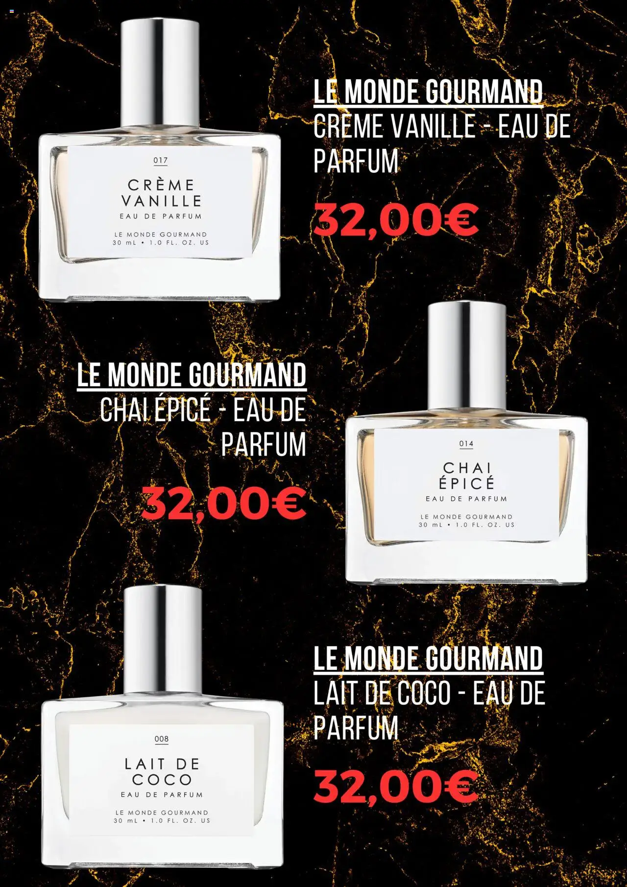 {H1} | Page: 7 | Produits: Parfum, Lait de coco, Lait, Eau de parfum