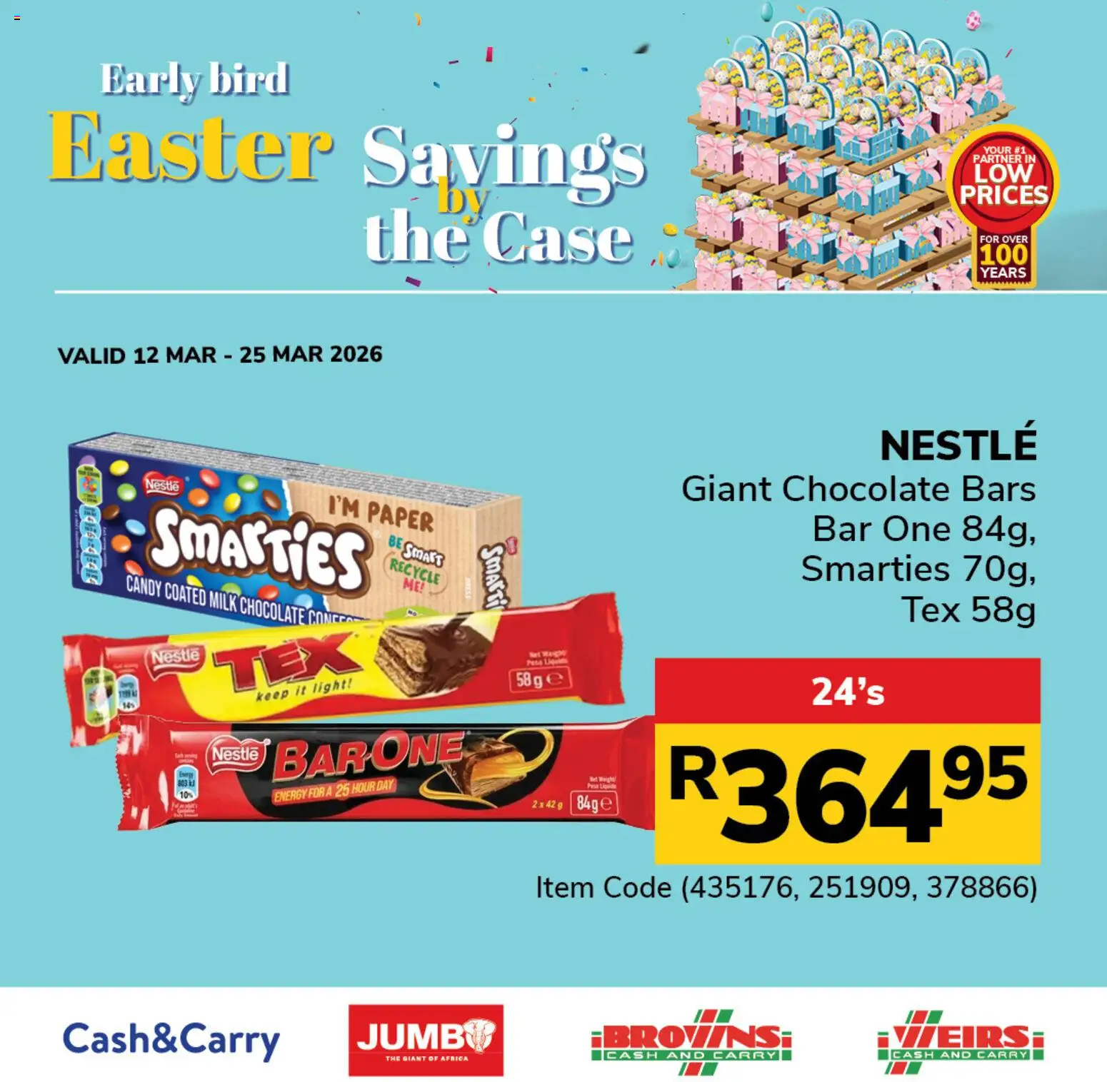 New Jumbo catalogue – valid from 12.03.2026 | Page: 1 | Products: Case, Milk, Light, Paper