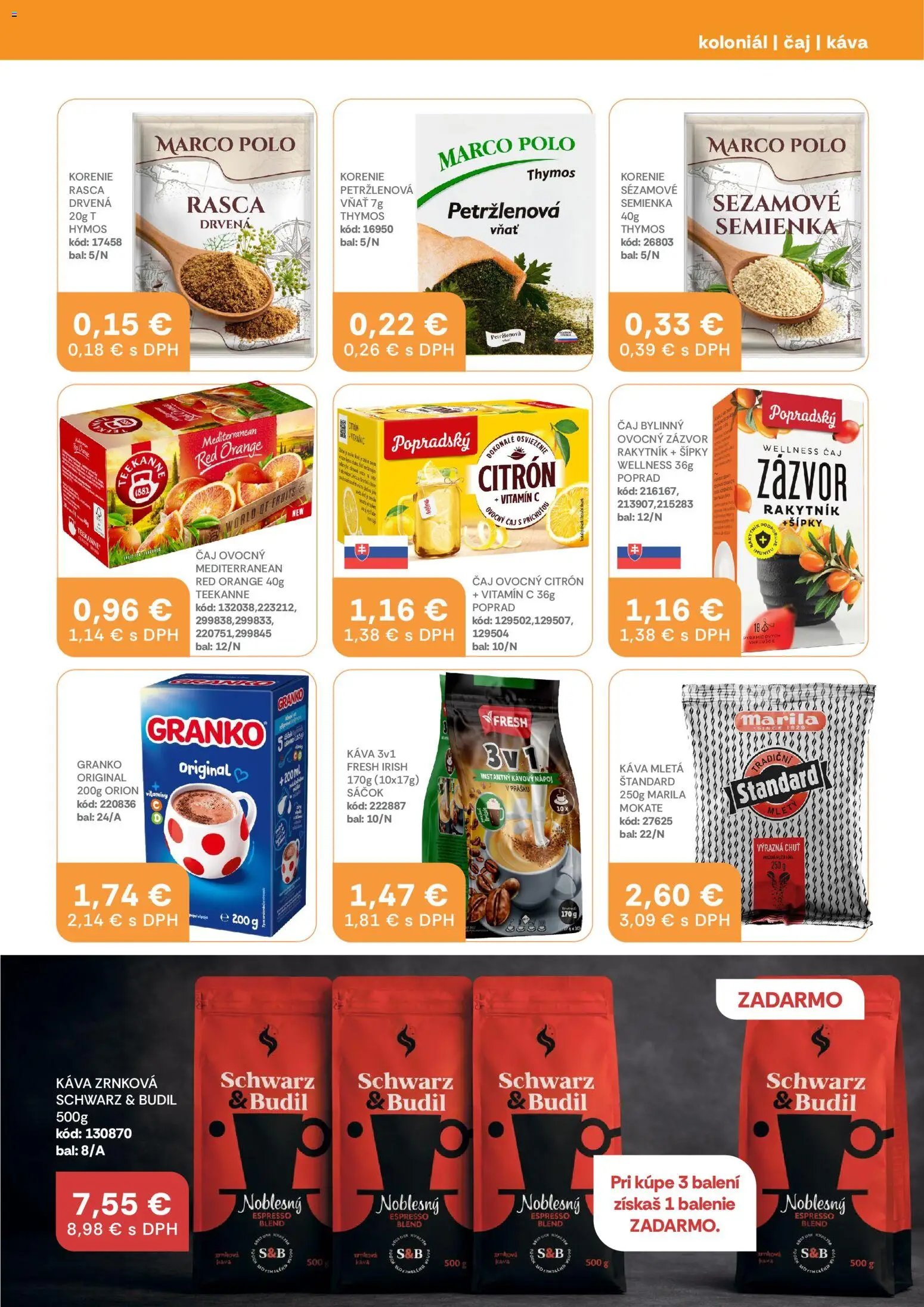 Nové Labaš akcie – leták je platný od 13.03.2026 | Strana: 15 | Produkty: Zázvor, Káva, Korenie, Granko