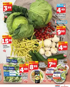 Topaz Gazetka - Express od 26.06.2025 | Strona: 9 | Produkty: Pomidor cherry, Mix sałat, Fasolka szparagowa, Sałatka
