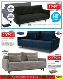 Pogląd oferty "Abra meble Gazetka" - ważna od 03.12.2025 | Strona: 17 | Produkty: Sofa