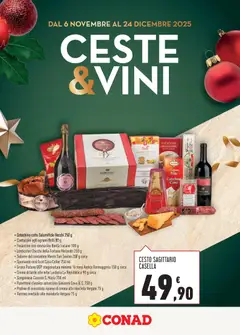 Anteprima del volantino Conad Ceste & Vini Piemonte catalogo valido a partire dal 06.11.2025