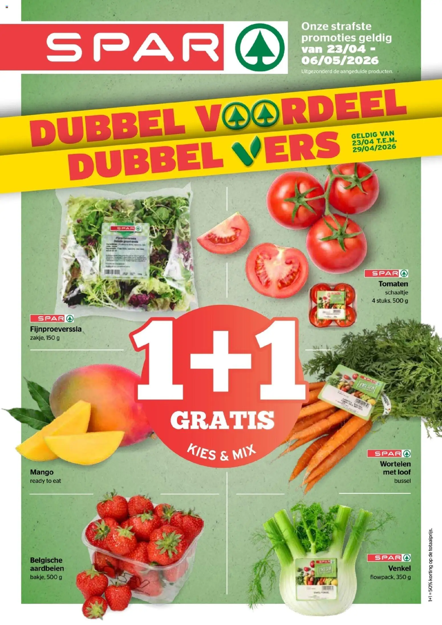 {H1} | Pagina: 1 | Producten: Tomaten, Aardbeien, Mango, Wortelen