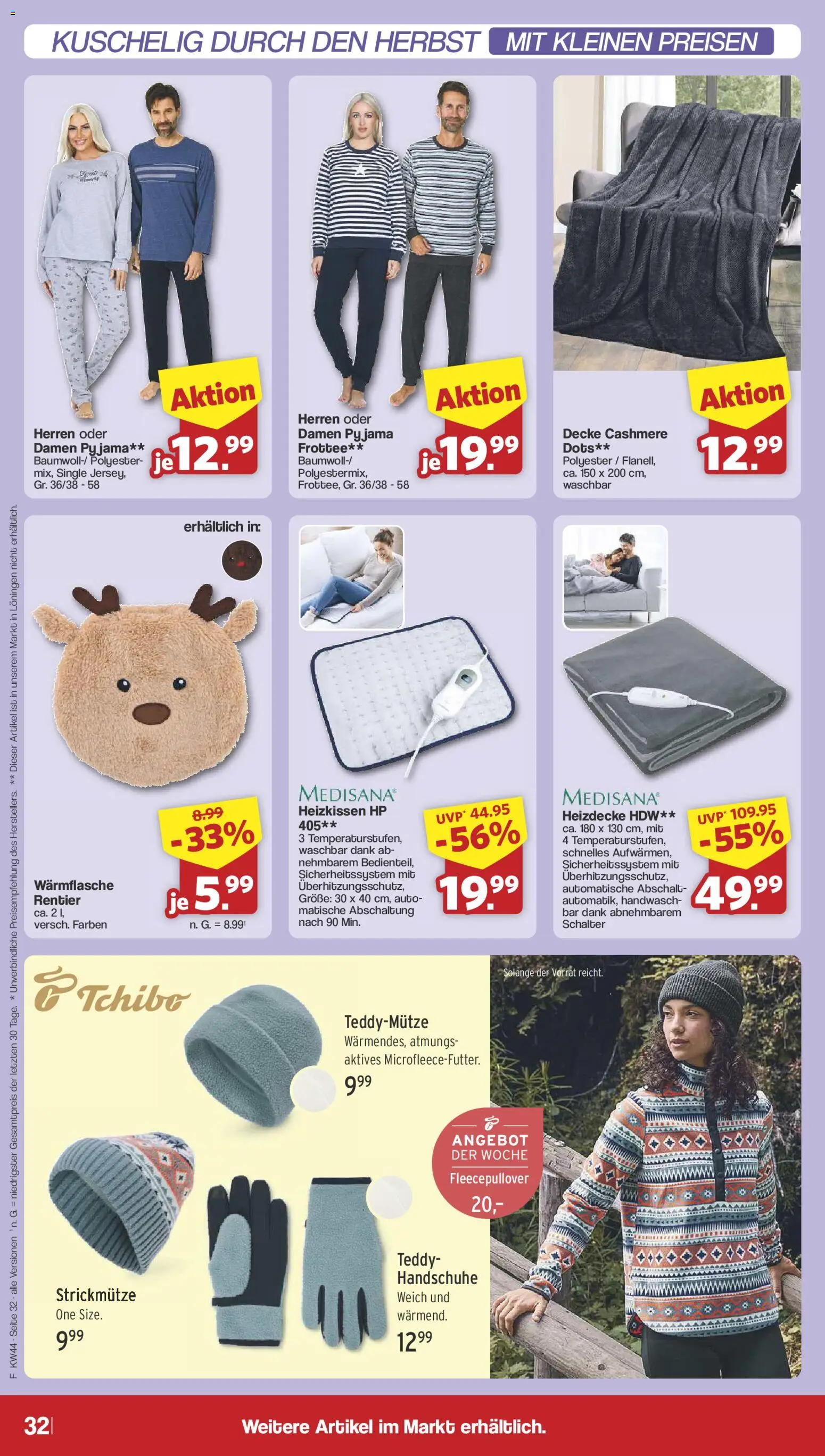 Famila Nordwest Prospekt 	 – gültig ab 27.10.2025 | Seite: 35 | Produkte: HP, Decke, Handschuhe, Heizkissen