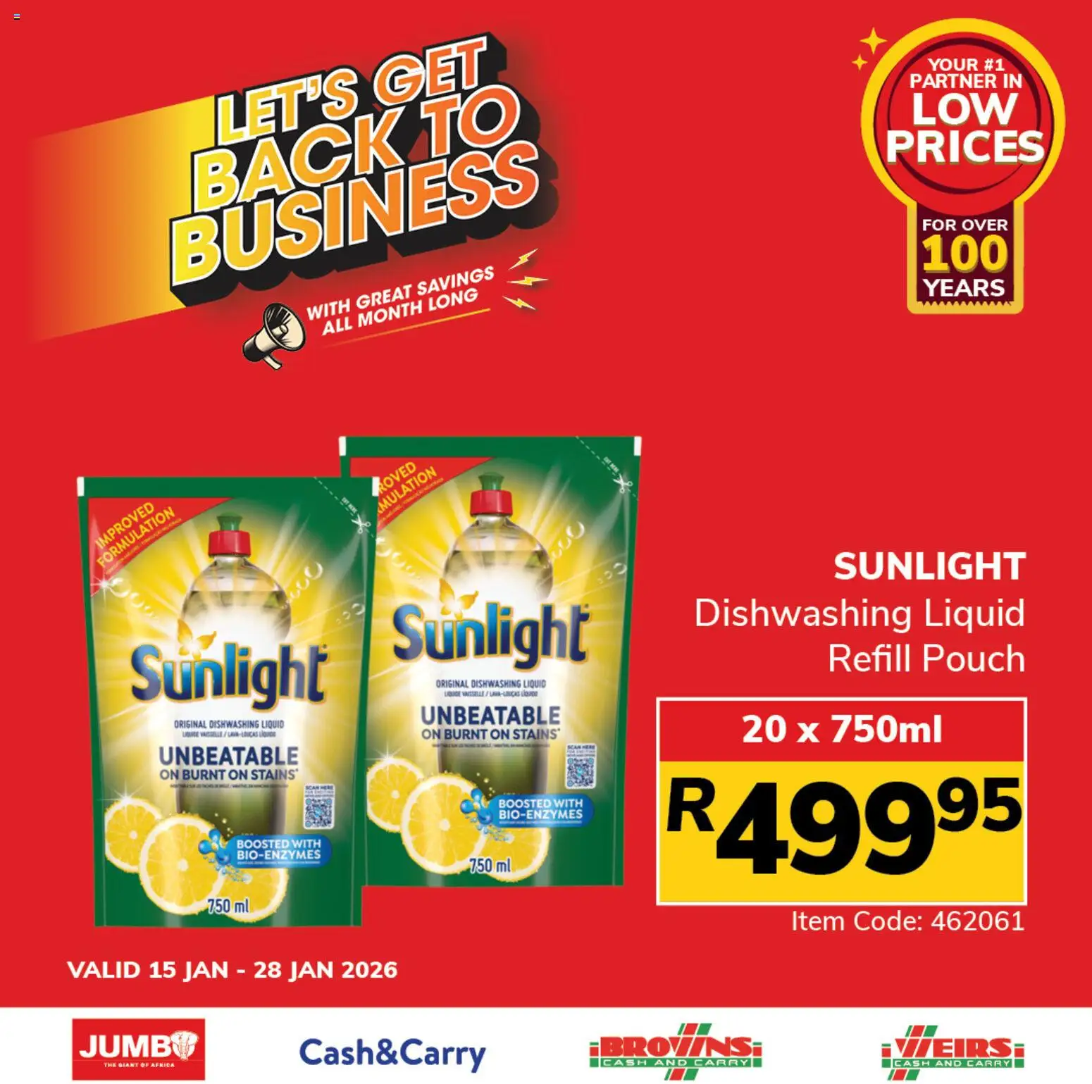 New Jumbo catalogue – valid from 15.01.2026 | Page: 1 | Products: Dishwashing liquid