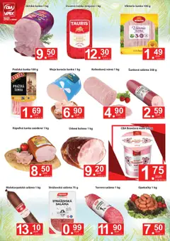 CBA Verex leták │ platný od 17.07.2025 | Strana: 2 | Produkty: Kúpelňa, Saláma, Šunka