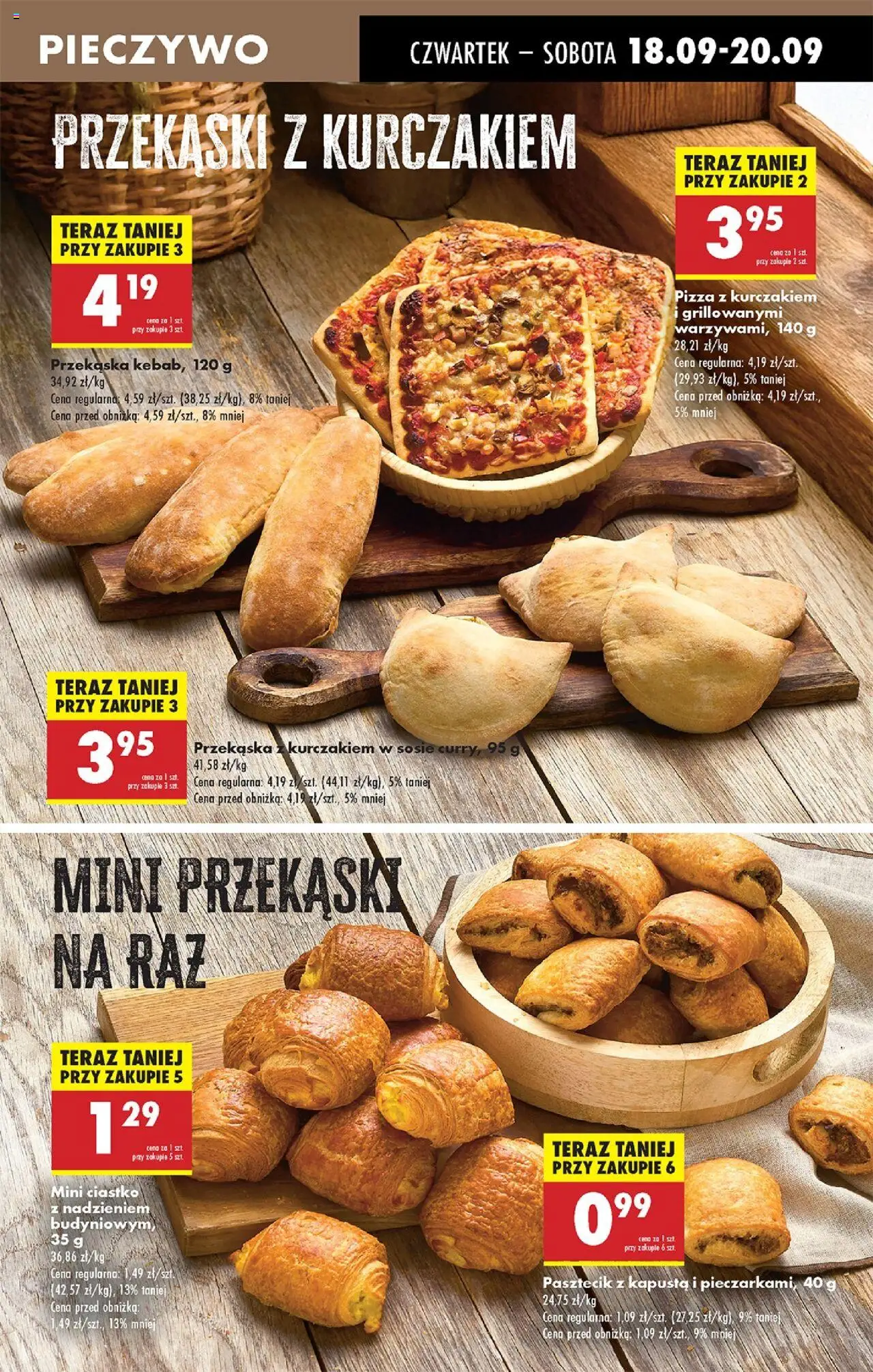 Biedronka gazetka - Oferta w tym tygodniu od 18.09.2025 | Strona: 31 | Produkty: Pieczywo, Kapusta, Pizza z kurczakiem, Pizza