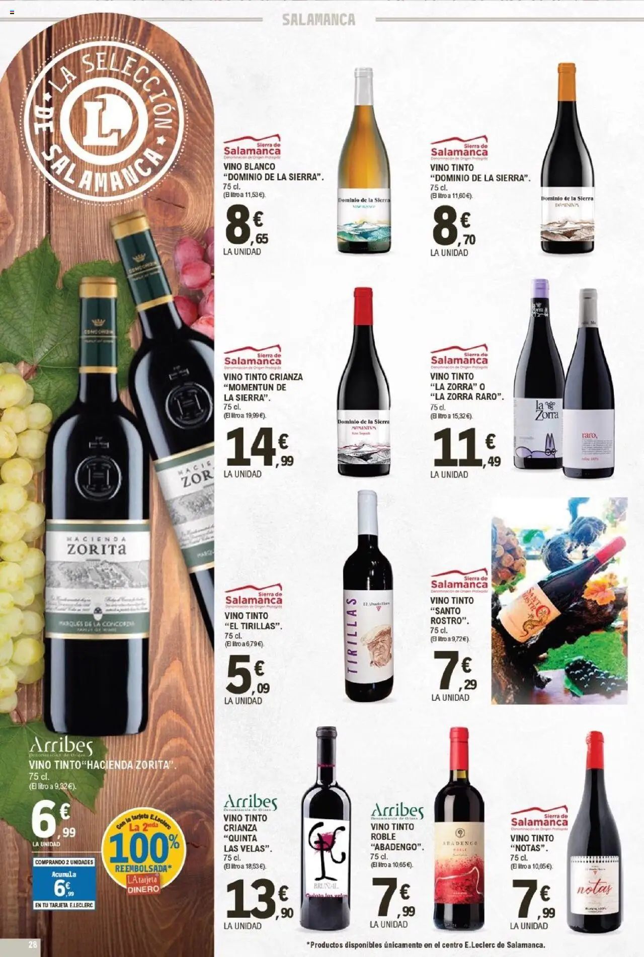 E.Leclerc folleto │ válido desde el 24.09.2025 | Página: 28 | Productos: Vino